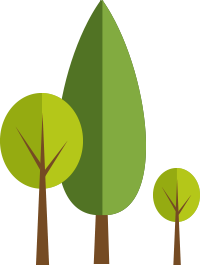 A group of 3 trees